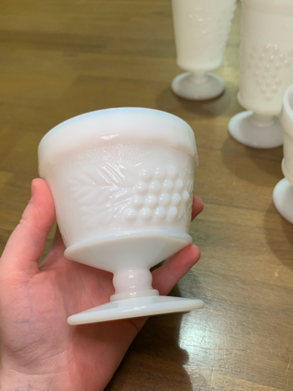 Milk Glass Set - Picture 3 of 7